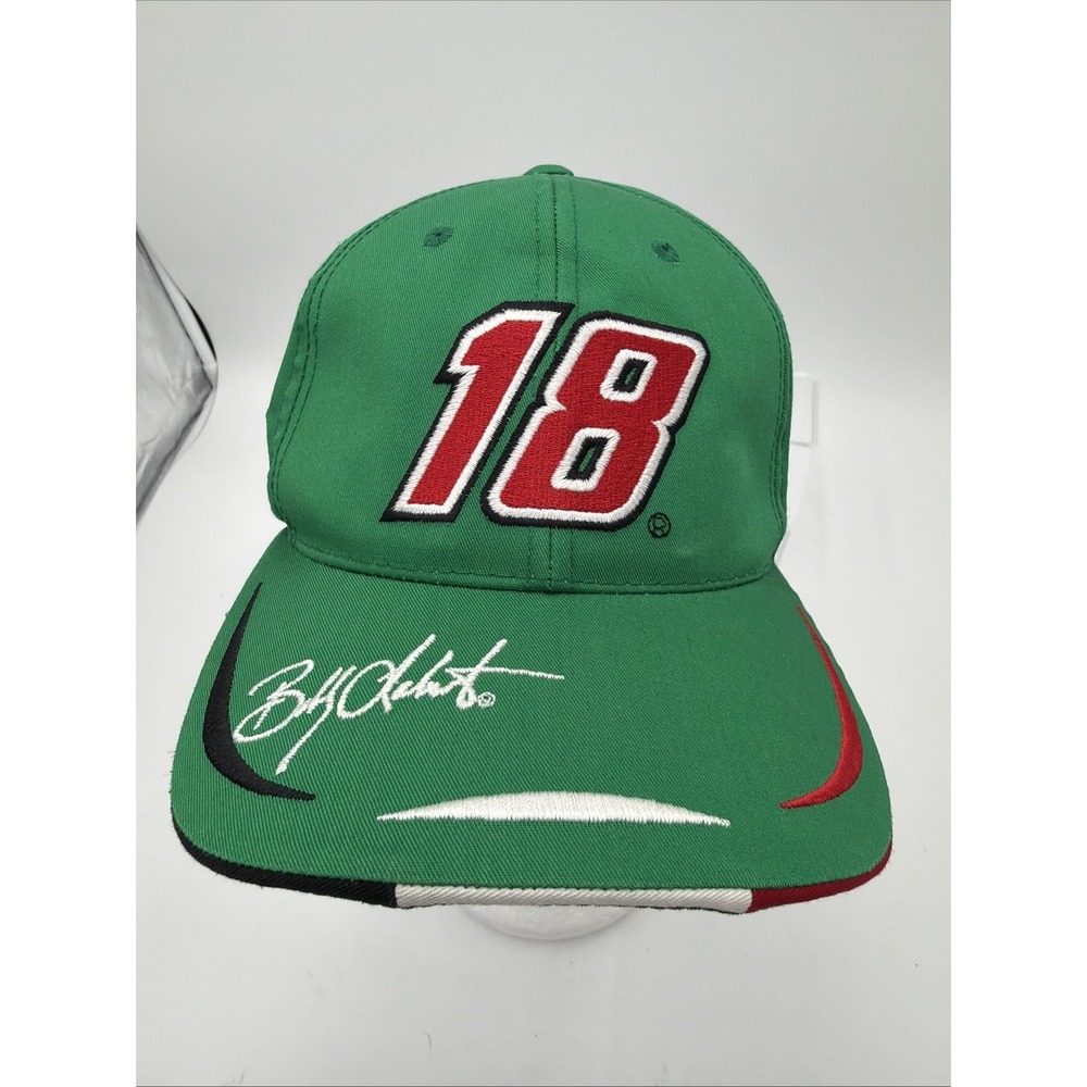 NASCAR Bobby‎ Labonte #18 Interstate Batteries Snapback Hat Green Competitors